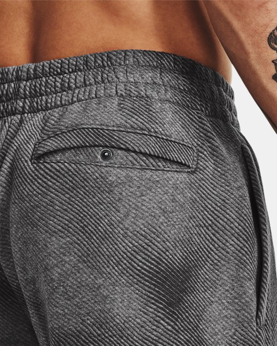 Pantalones de Entrenamiento UA Rival Fleece Printed para Hombre, Gray, pdpMainDesktop image number 3